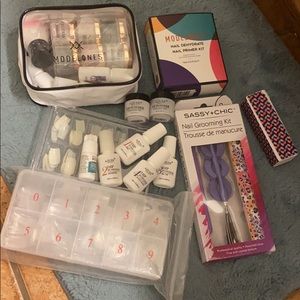 Dip Nail kit with tips